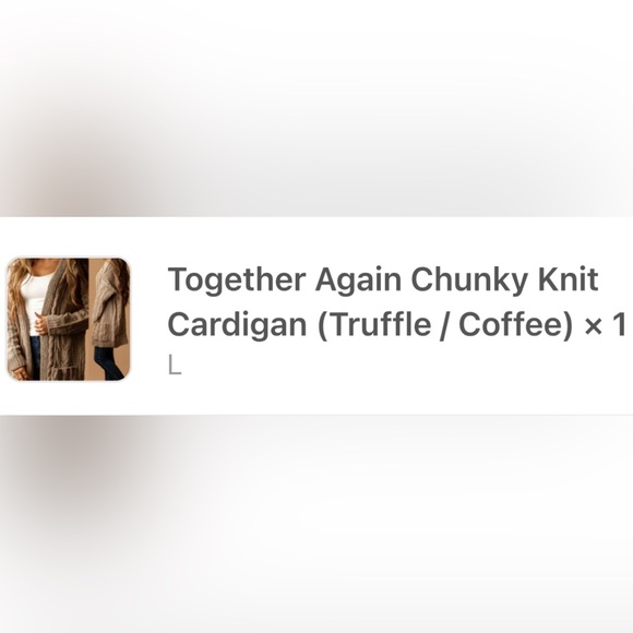 Love Tree Chunky Knit Cardigan - Picture 3 of 8